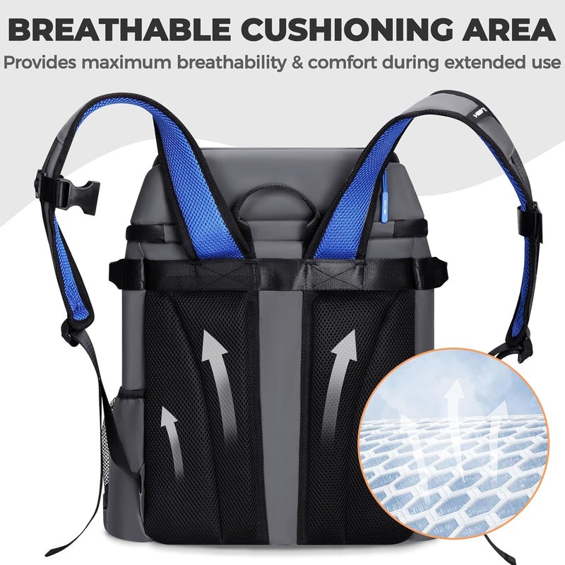 HEYTRIP Backpack Cooler 36/54 Cans, Insulated Portable Large Leakproof Waterproof Cooler Bag, 20 Hours Cold Retention for Lunch Camping Travel Beach Picnic - Image 3